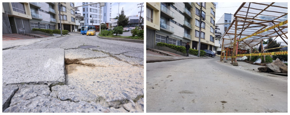 ANTES. Así estaba el hueco en la visita de DENUNCIE el 22 de mayo. AHORA. El hueco está siendo reparado desde la semana pasada. ANTES. Así estaba el hueco en la visita de DENUNCIE el 22 de mayo. AHORA. El hueco está siendo reparado desde la semana pasada.