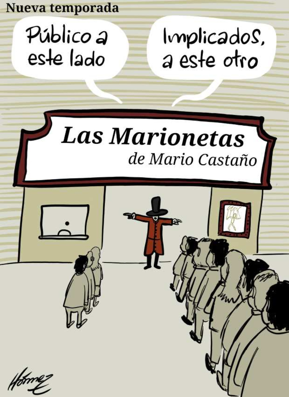 Caricatura de Homez sobre Las Marionetas.