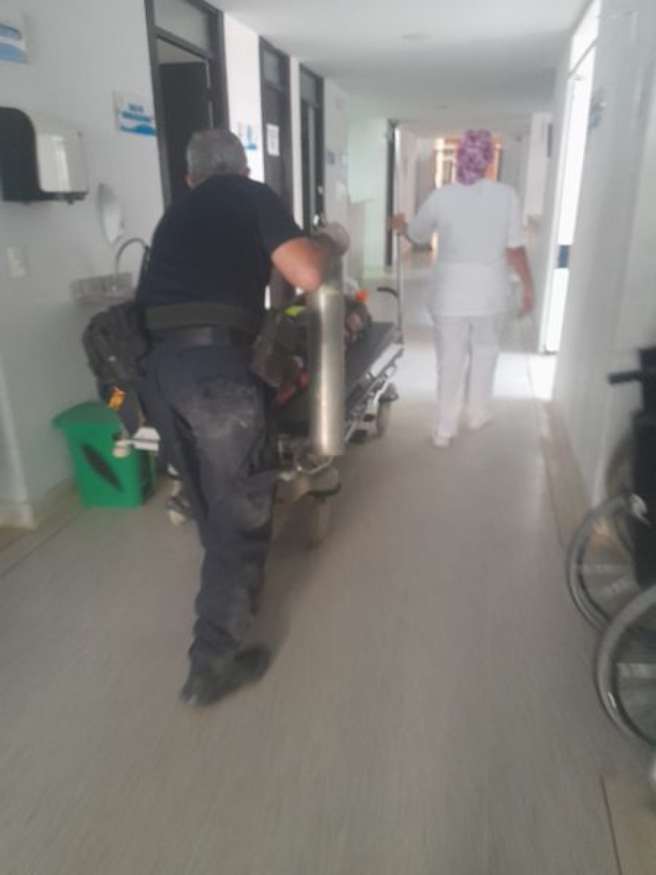 Traslado del paciente.