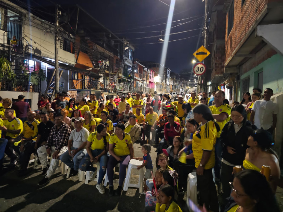 La actividad de esta noche. La actividad de esta noche en El Paraíso.
