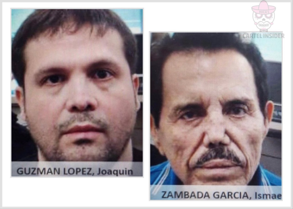 Joaquín Guzmán López e Ismael Mayo Zambada, capturados en las últimas horas cerca de la ciudad fronteriza de El Paso (Texas). Joaquín Guzmán López e Ismael Mayo Zambada, capturados en las últimas horas cerca de la ciudad fronteriza de El Paso (Texas).