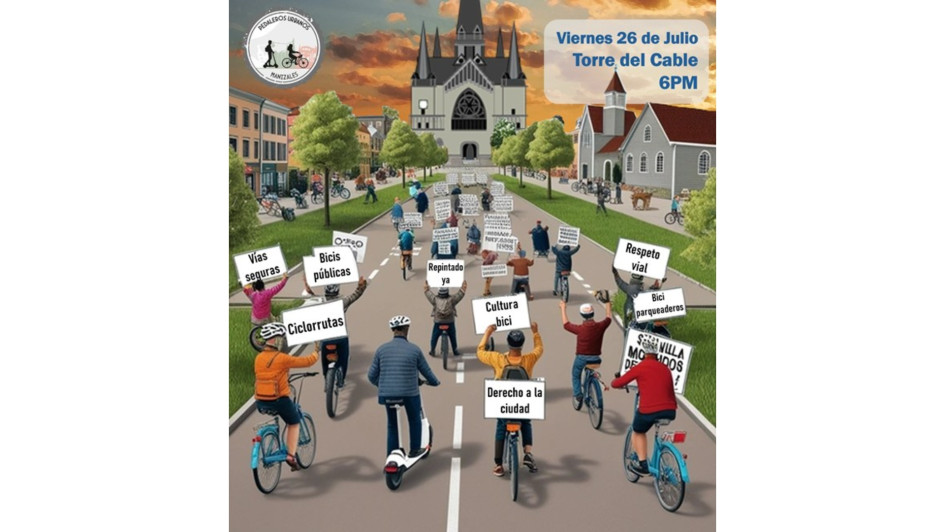 Con esta imagen convocan a las personas a la movilización de este viernes.