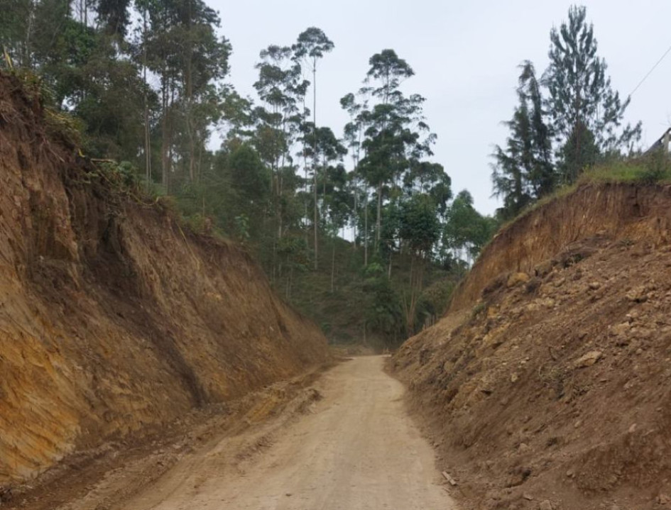 Según el seguimiento de obra, hasta ahora no hay un solo kilómetro pavimentado en la vía Riosucio - Jardín. Riosucio - Jardin