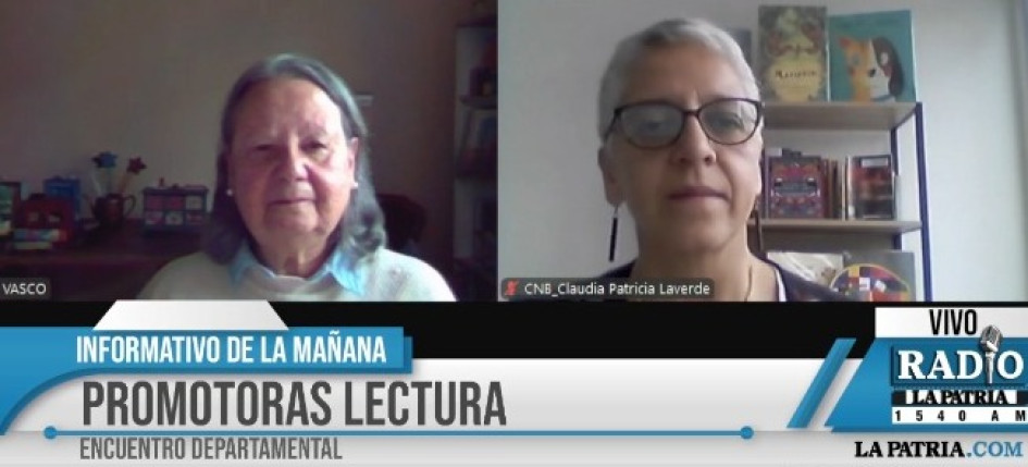 La escritora Irene Vasco (IV) y la bibliotecaria Claudia Laverde (CL) La escritora Irene Vasco (IV) y la bibliotecaria Claudia Laverde (CL)