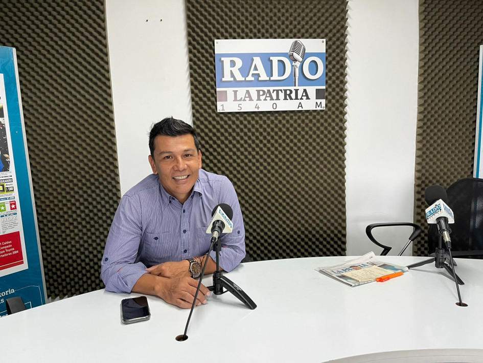 Diego Fernando Espinosa, secretario del Deporte de Manizales. Diego Fernando Espinosa, secretario del Deporte de Manizales.