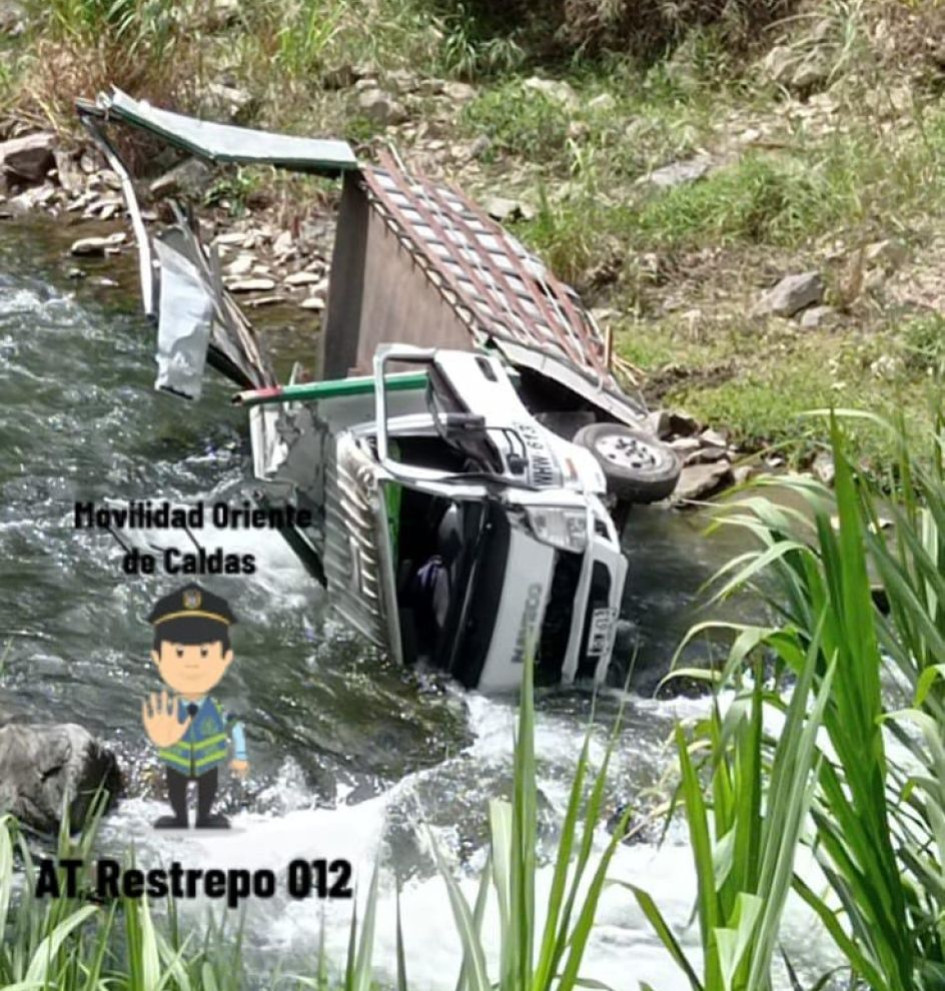 El carro accidentado. El carro accidentado.