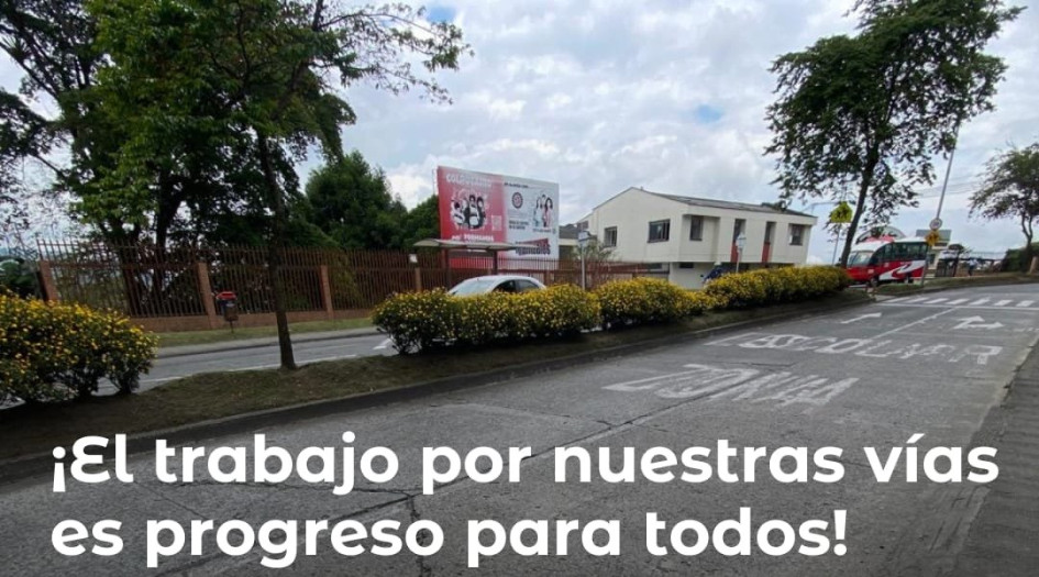 Zona de la avenida Paralela donde se realizarán las obras. Zona de la avenida Paralela donde se realizarán las obras.