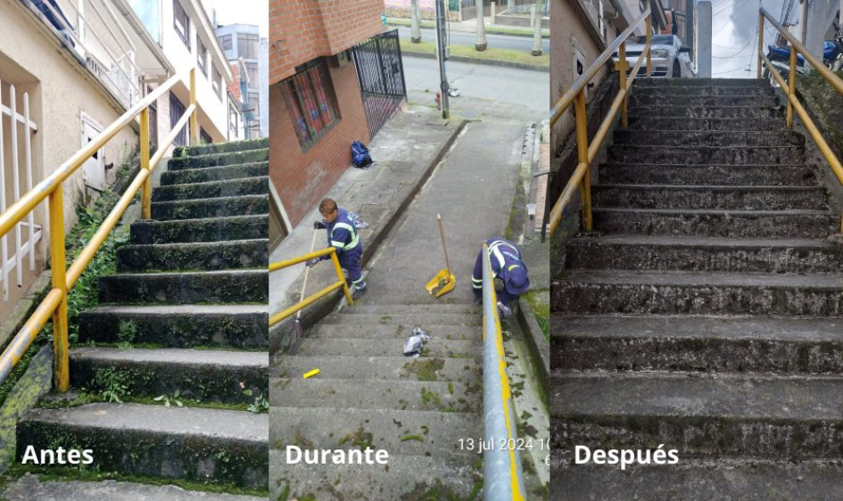 Así estaban las escalas en Chipre Viejo, luego las intervino Emas y finalmente así quedaron. Así estaban las escalas en Chipre Viejo, luego las intervino Emas y finalmente así quedaron.