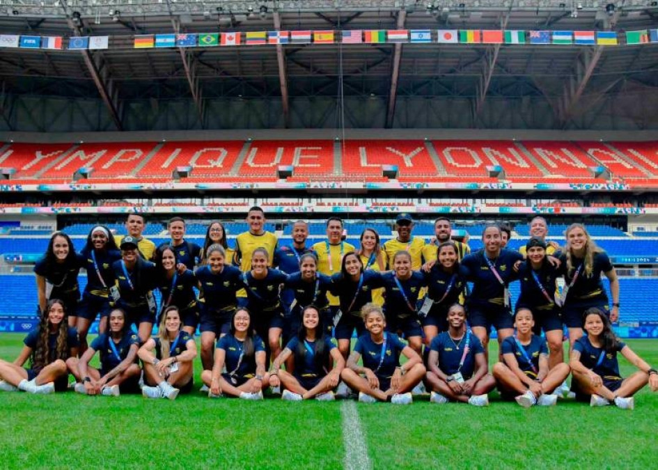 La Selección Colombia femenina en el estadio de Lyon, en donde debutará ante Francia en los Juegos Olímpicos París 2024. La Selección Colombia femenina en el estadio de Lyon, en donde debutará ante Francia en los Juegos Olímpicos París 2024.