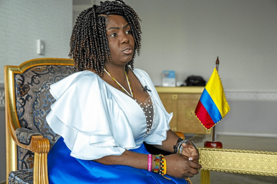 Francia Márquez, vicepresidenta de Colombia, tuvo ayer reuniones bilaterales con representantes de Brasil y Sudáfrica en su visita a la ONU. Francia Márquez, vicepresidenta de Colombia, tuvo ayer reuniones bilaterales con representantes de Brasil y Sudáfrica en su visita a la ONU.