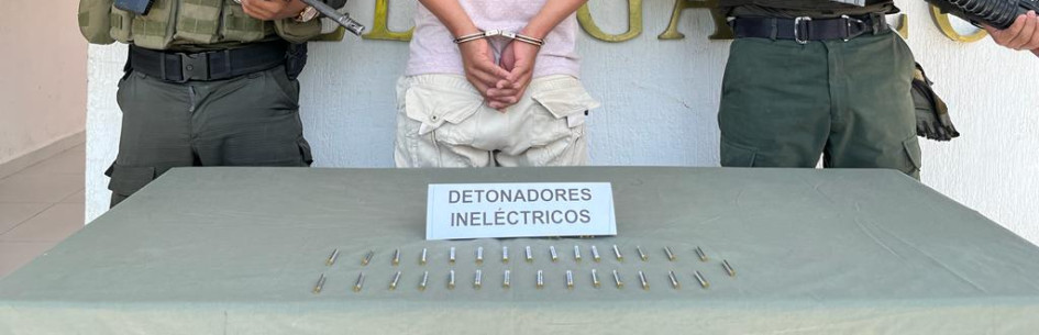Foto|Ilustración| LA PATRIA Detonadores ineléctricos. Foto|Ilustración| LA PATRIA Detonadores ineléctricos.