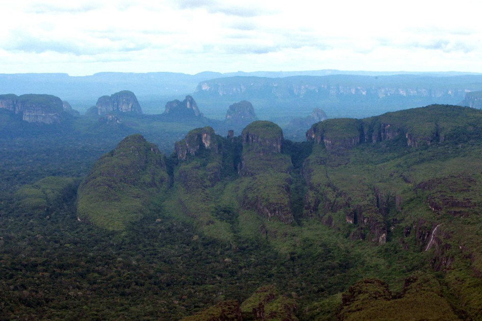 El Parque natural de Chiribiquete, en el departamento de Guaviare. El Parque natural de Chiribiquete, en el departamento de Guaviare.