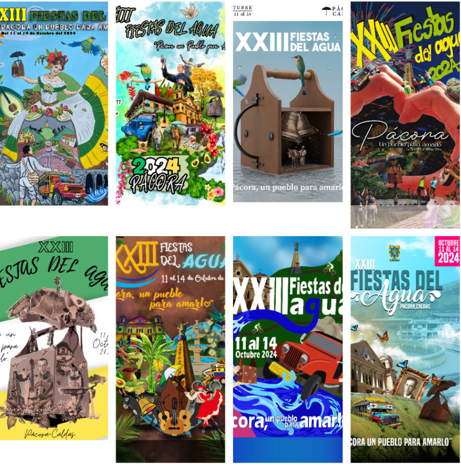 Afiches Fiestas del Agua