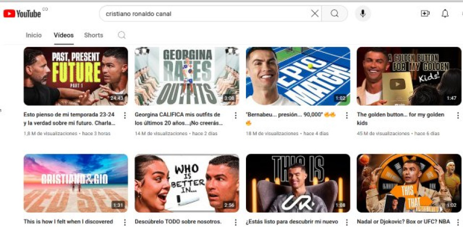 Su canal se llama UR-Cristiano y con 6 videos de corta duración se robó la atención de millones seguidores en el mundo. Su canal se llama UR-Cristiano y con 6 videos de corta duración se robó la atención de millones seguidores en el mundo.