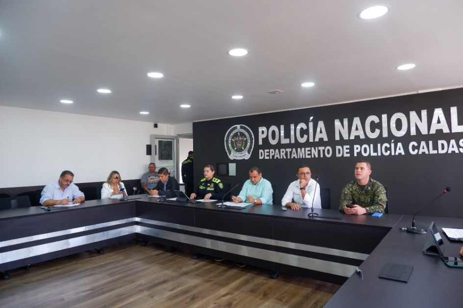 El consejo de seguridad se realizó en el Comando de Policía de Caldas. El consejo de seguridad se realizó en el Comando de Policía de Caldas.