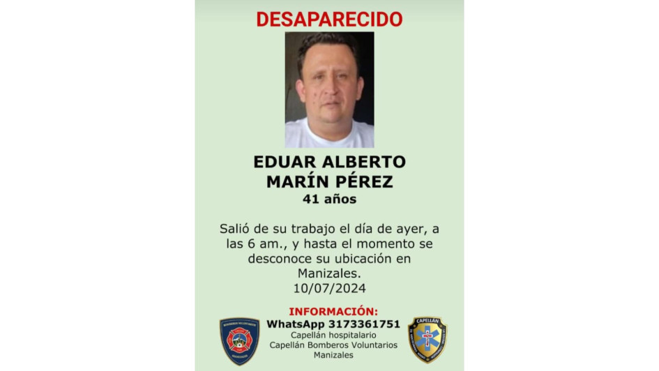 Uno de los desaparecidos. Uno de los desaparecidos.