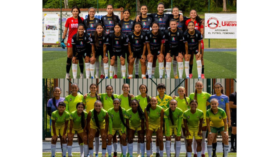 Las finalistas de la Copa La Patria Femenina. Las finalistas de la Copa La Patria Femenina.