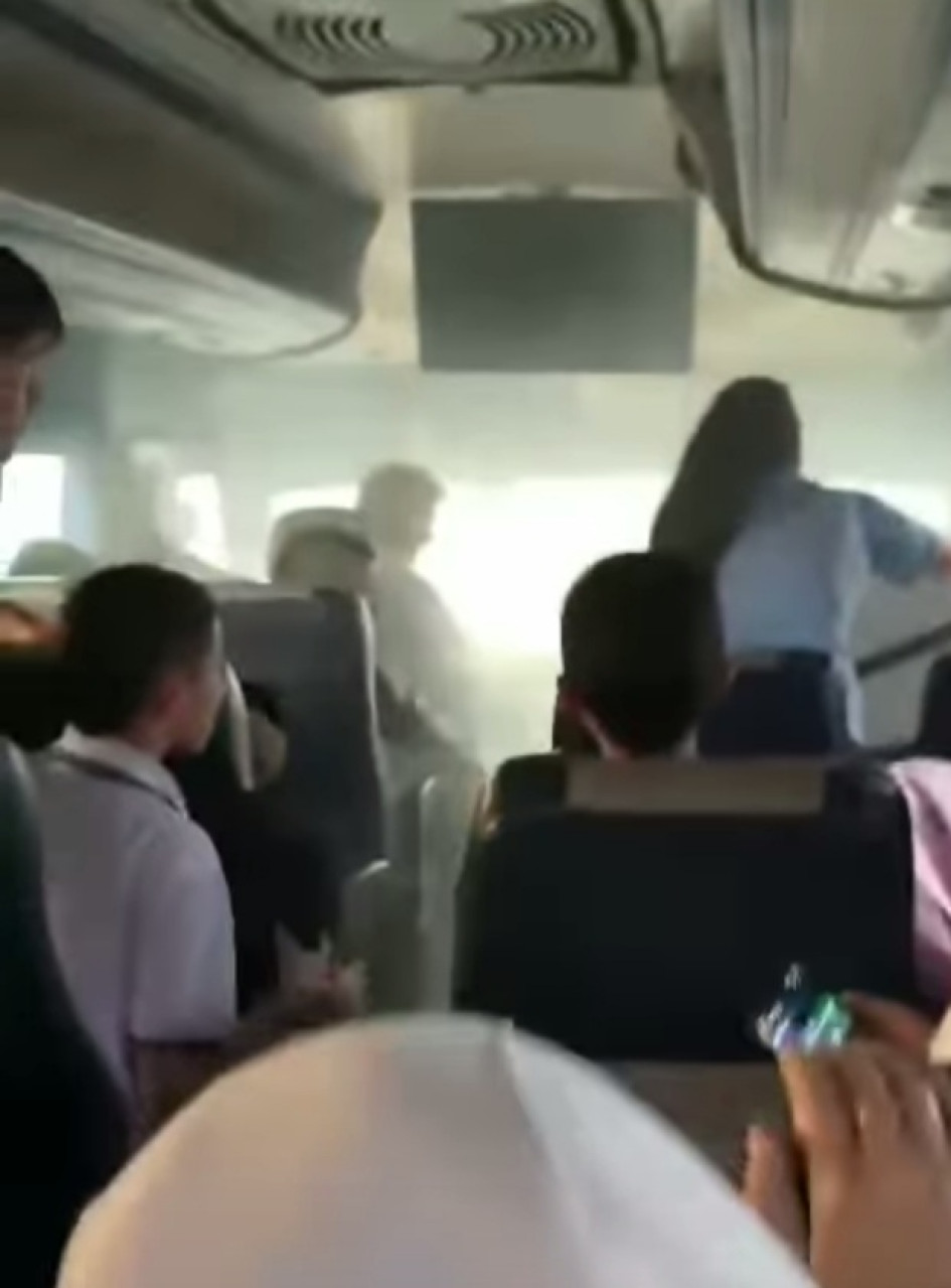 Gran susto en incendio de bus escolar en Manizales Gran susto en incendio de bus escolar en Manizales