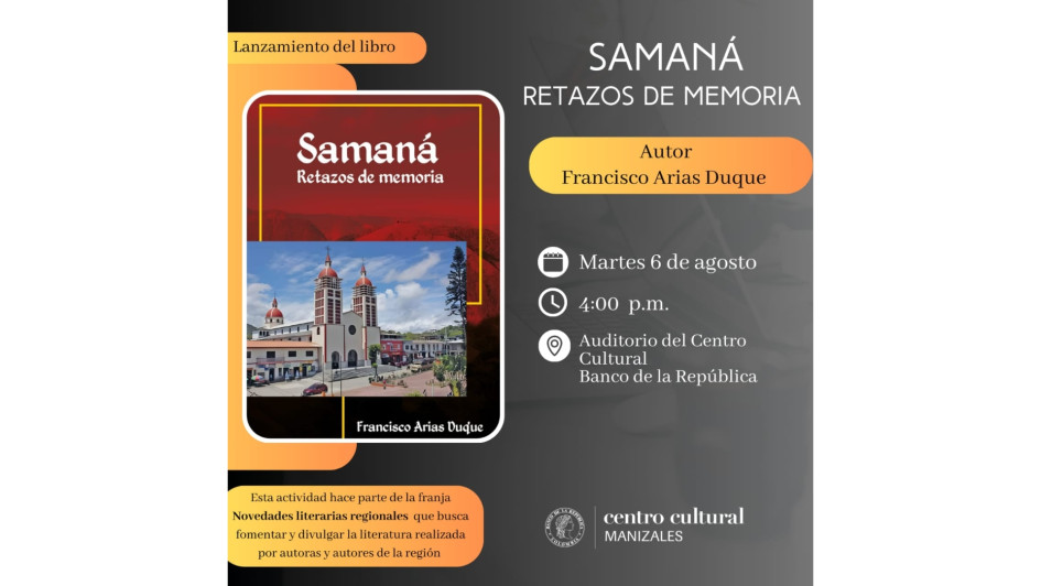 Participe del lanzamiento del libro en Manizales. Participe del lanzamiento del libro en Manizales.