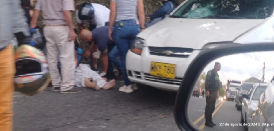 El accidente ocurrió en el sector de El Tablazo. El accidente ocurrió en el sector de El Tablazo.