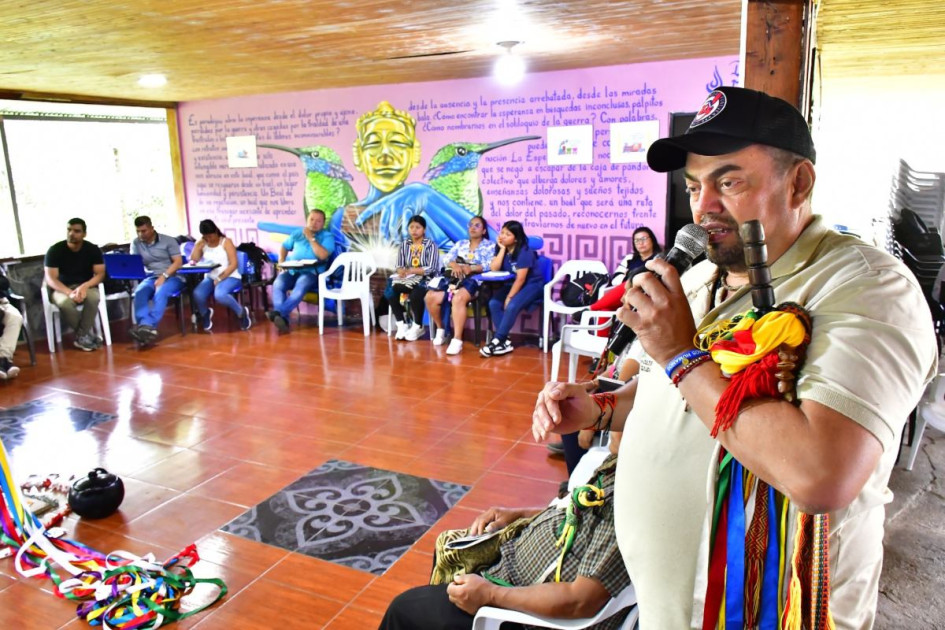 Germán Herrera Guevara, cabildante suplente de la comunidad de Pueblo Viejo y consejero mayor del Cridec. Germán Herrera Guevara, cabildante suplente de la comunidad de Pueblo Viejo y consejero mayor del Cridec.