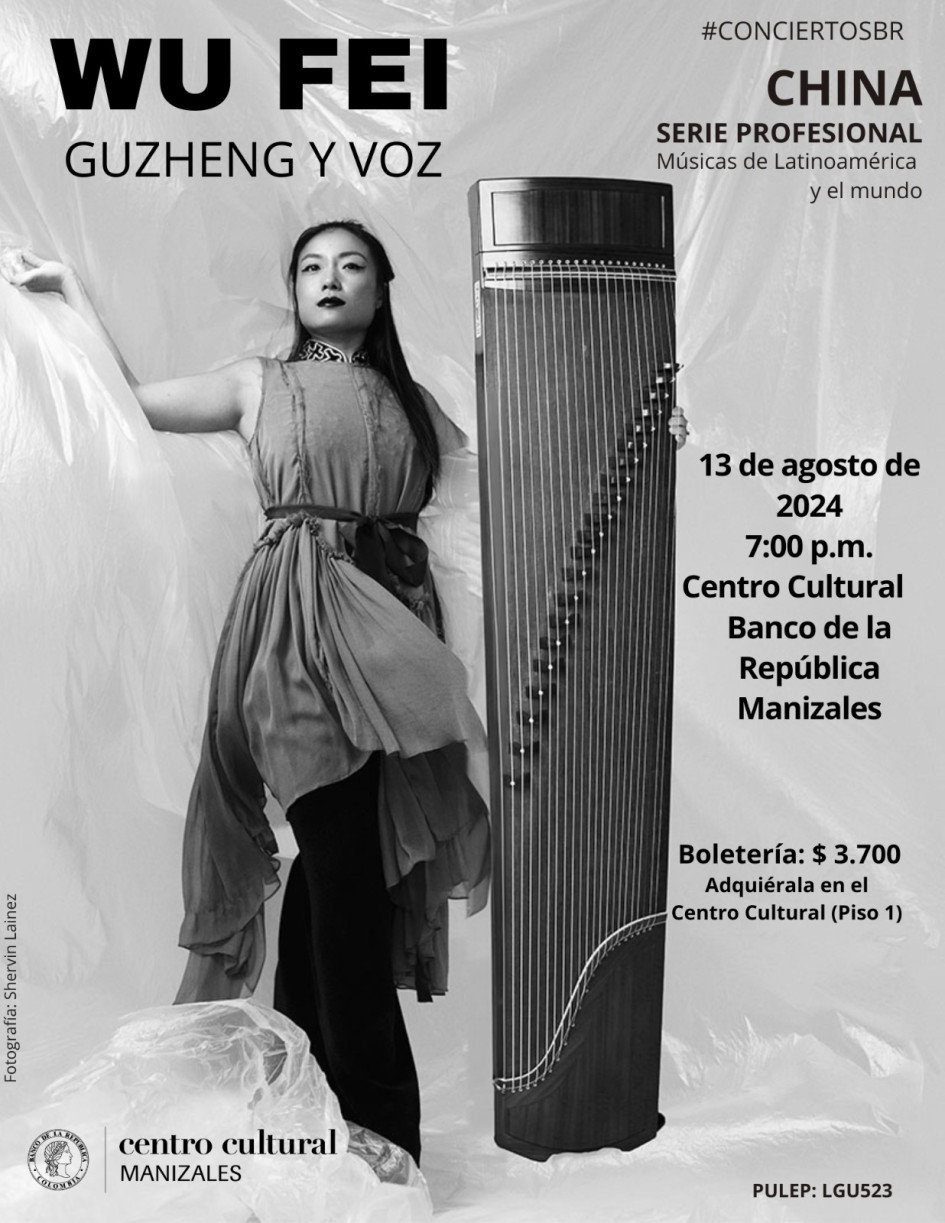 El concierto de Wu Fei hace parte de una iniciativa cultural del Banco de la República en Manizales. El concierto de Wu Fei hace parte de una iniciativa cultural del Banco de la República en Manizales.
