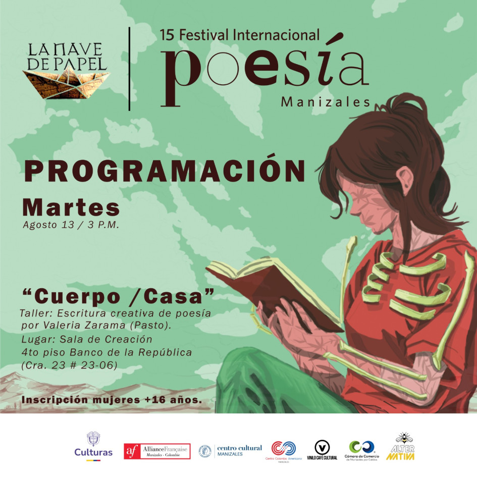 Asita al taller gratuito de poesía en Manizales Asita al taller gratuito de poesía en Manizales