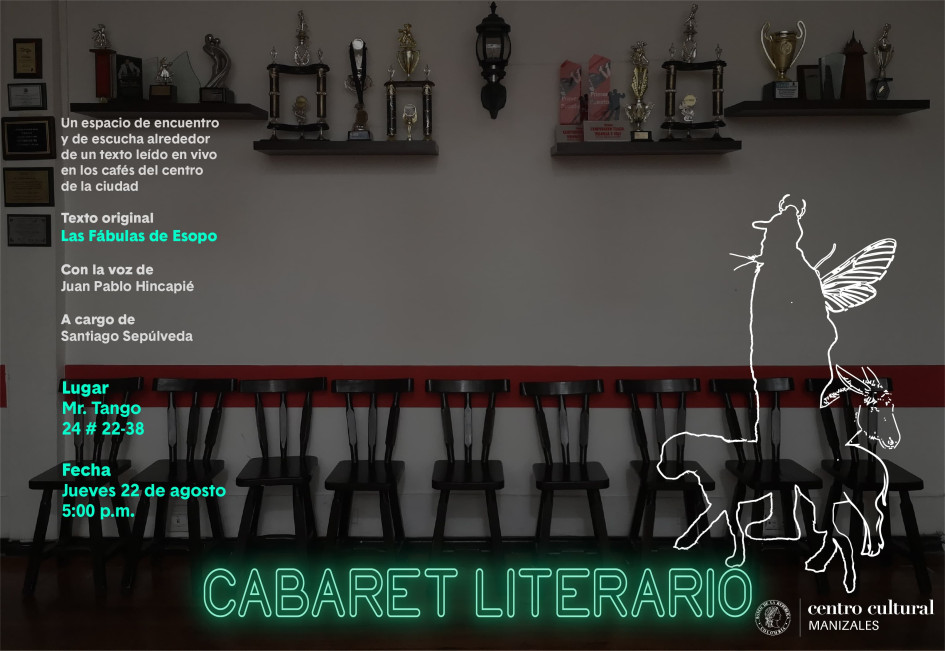 Asista a la sesión de Cabaret Literario en un café de Manizales Asista a la sesión de Cabaret Literario en un café de Manizales