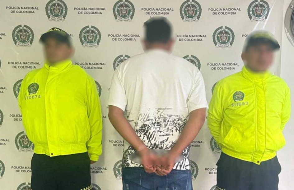 La captura fue en el parque Olaya Herrera de Pereira La captura fue en el parque Olaya Herrera de Pereira