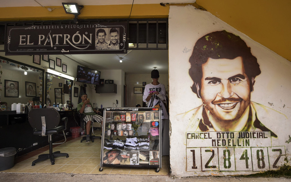 Mural del narco Pablo Escobar Mural del narco Pablo Escobar