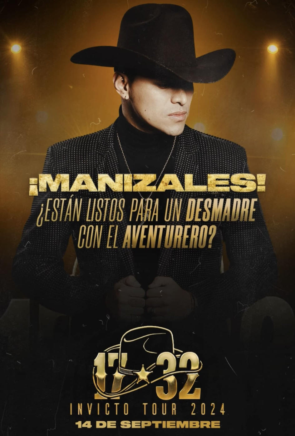 El concierto es el sábado.