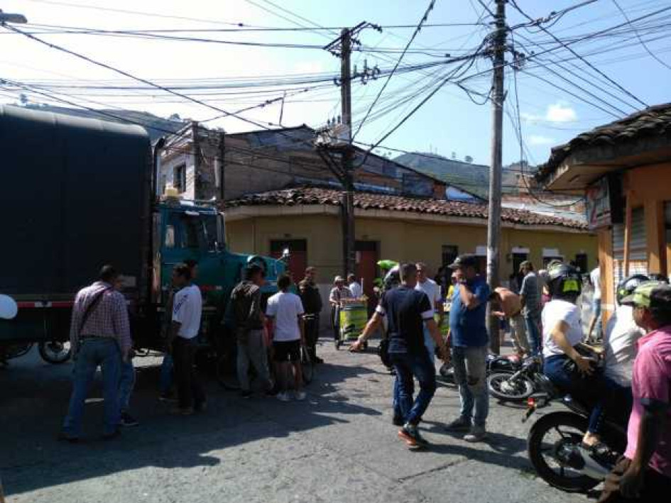 En este lugar fue el accidente. En este lugar fue el accidente.