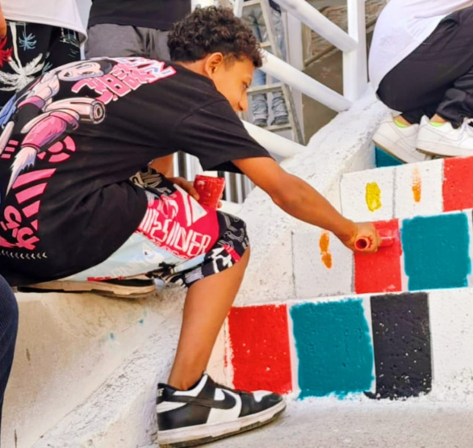 Las escalas cuentan con diseños de la cultura embera. Las escalas cuentan con diseños de la cultura embera.
