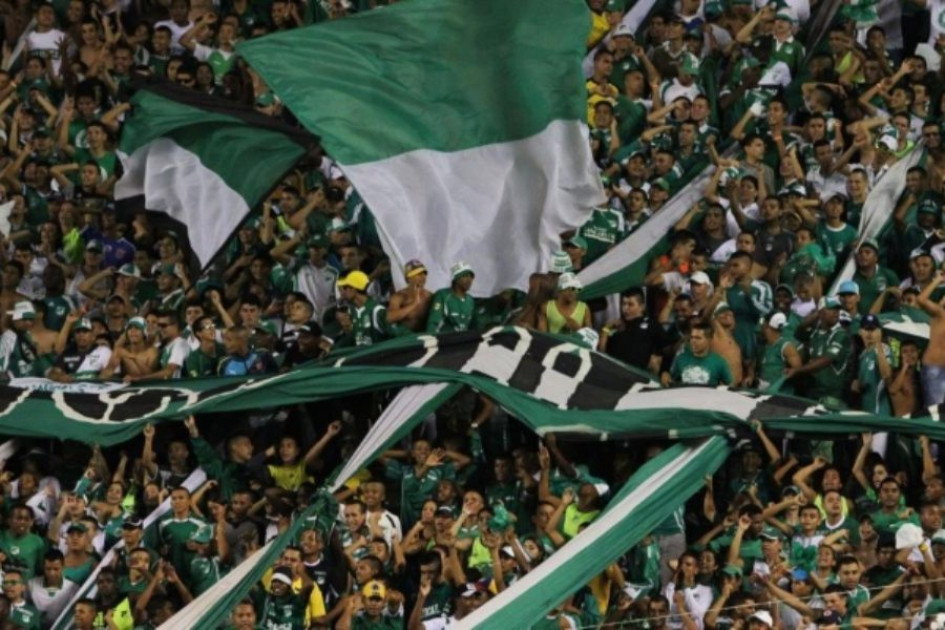 La barra del Deportivo Cali La barra del Deportivo Cali