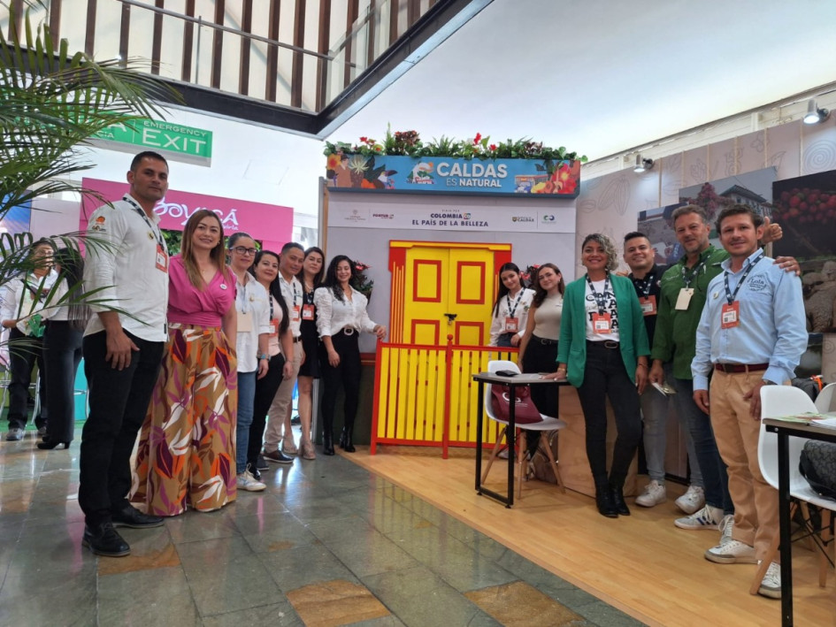 Con el estand 'Caldas es natural', la delegación del departamento promovió el turismo nacional e internacional por la región, específicamente en siete municipios. Con el estand 'Caldas es natural', la delegación del departamento promovió el turismo nacional e internacional por la región, específicamente en siete municipios.
