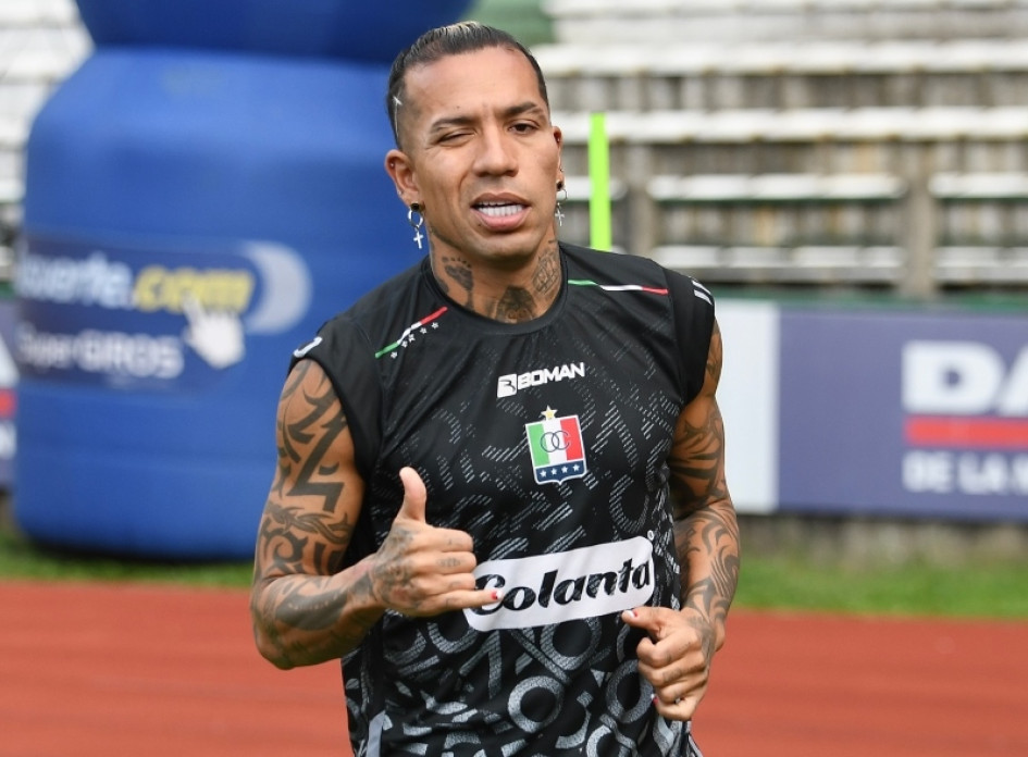 Dayro Moreno, el goleador histórico de la Liga Colombiana en toda su historia. Este sábado, con el Once Caldas, recibe al Deportivo Cali. Dayro Moreno, el goleador histórico de la Liga Colombiana en toda su historia. Este sábado, con el Once Caldas, recibe al Deportivo Cali.