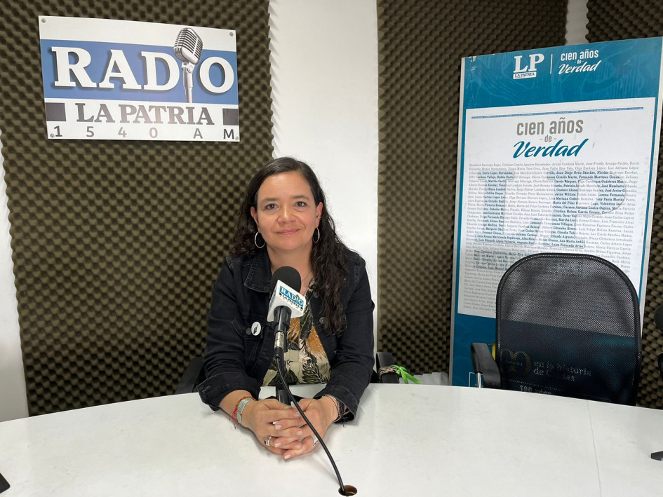 Lina María Salazar, jefa de la Unidad de Derechos Humanos de la Gobernación de Caldas Lina María Salazar, jefa de la Unidad de Derechos Humanos de la Gobernación de Caldas