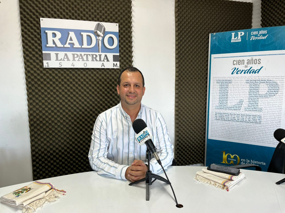 Jorge Andrés Henao, alcalde de San José (Caldas). Jorge Andrés Henao, alcalde de San José (Caldas).