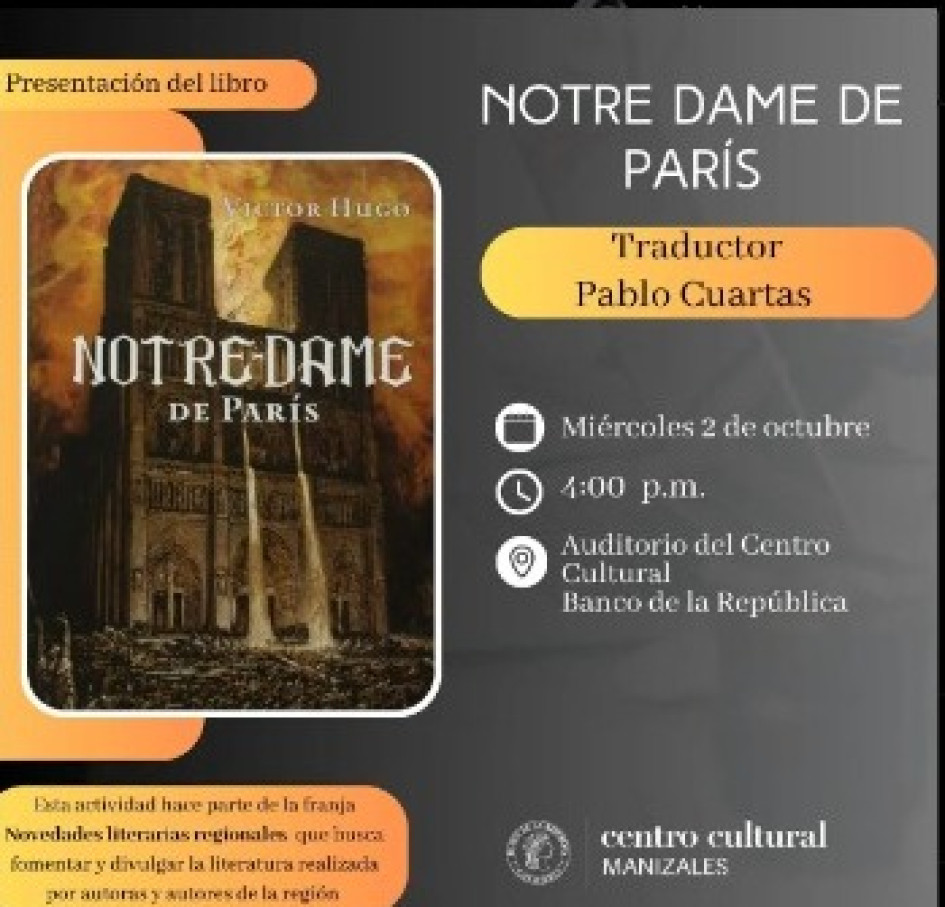 La presentación del libro contará con la presencia de Tomás Rubio, librero de Libélula Libros de Manizales. La presentación del libro contará con la presencia de Tomás Rubio, librero de Libélula Libros de Manizales.