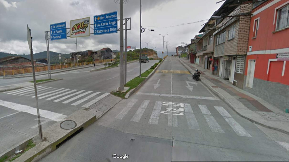 Foto gogle maps| LA PATRIA. En sentido a Fundadores fue la persecución. Foto gogle maps| LA PATRIA. En sentido a Fundadores fue la persecución.