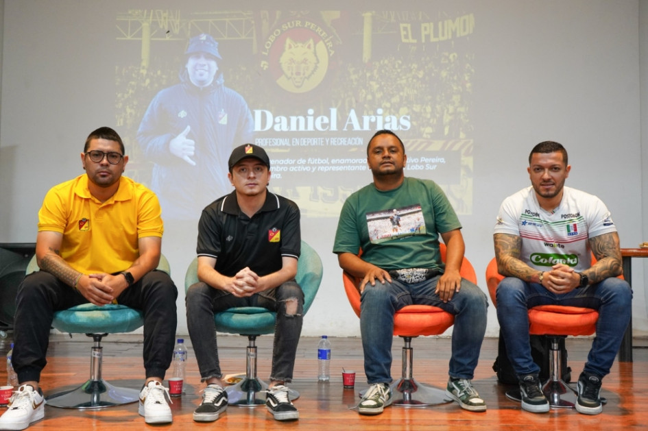 Charla sobre barrismo social entre Holocausto Norte y Lobo Sur en Pereira Charla sobre barrismo social entre Holocausto Norte y Lobo Sur en Pereira