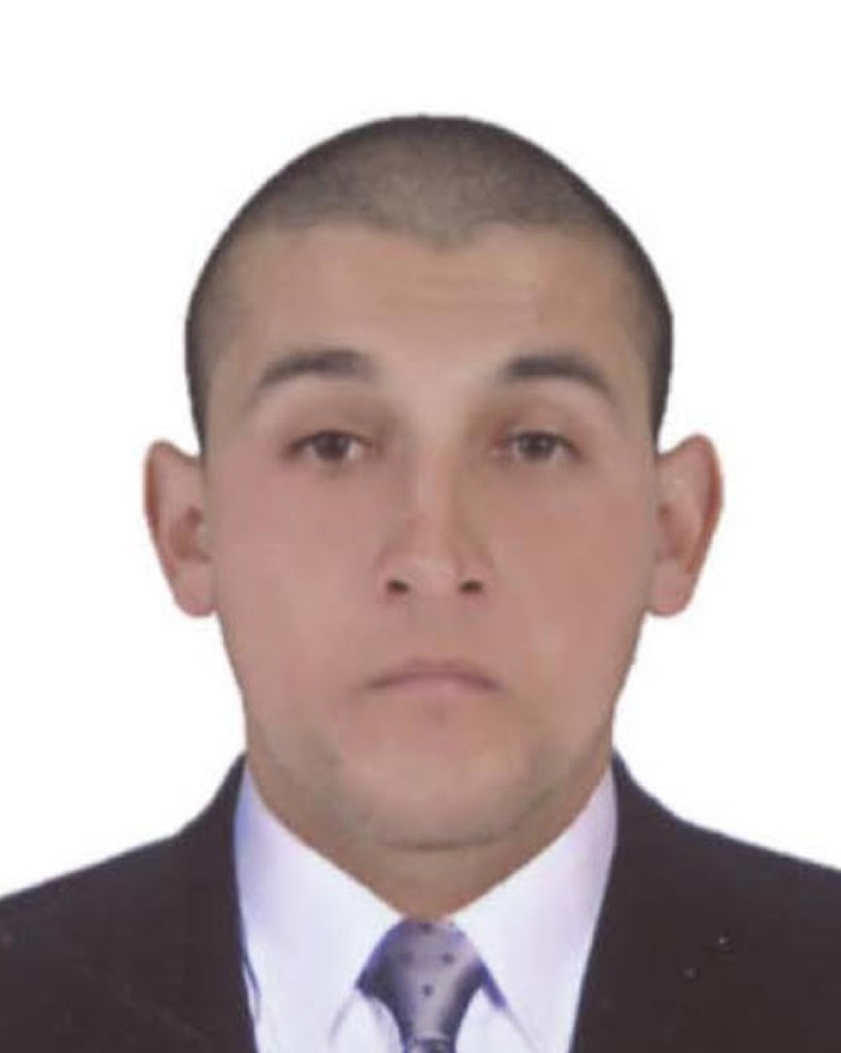 La víctima, Raúl Andrés Gaviria López. La víctima, Raúl Andrés Gaviria López.