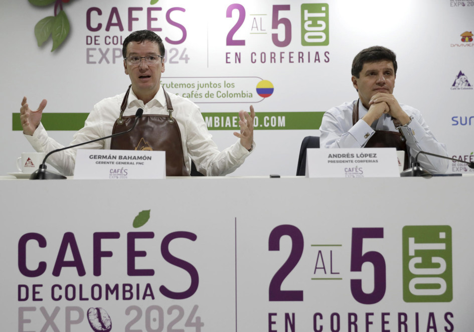 30 marcas de Caldas participarán, entre el 2 y el 5 de octubre, en la feria Cafés de Colombia Expo 2024, organizada por la Federación Nacional de Cafeteros y Corferias. 30 marcas de Caldas participarán, entre el 2 y el 5 de octubre, en la feria Cafés de Colombia Expo 2024, organizada por la Federación Nacional de Cafeteros y Corferias.