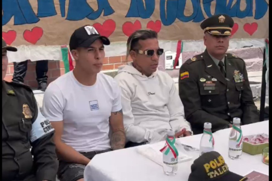 Mateo García y Dayro Moreno, en Bajo Andes. Mateo García y Dayro Moreno, en Bajo Andes.