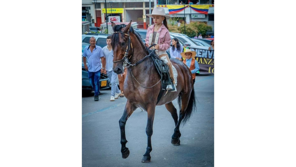 Aunque la mayoría de niños desfilaron sobre sus caballitos de palo, hubo otros que galoparon en unos de carne y hueso. Aunque la mayoría de niños desfilaron sobre sus caballitos de palo, hubo otros que galoparon en unos de carne y hueso.