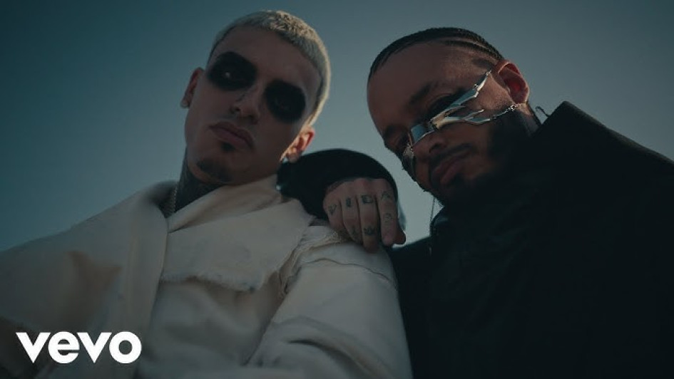 El rapero puertorriqueño Luar La L y el artista paisa J Balvin. El rapero puertorriqueño Luar La L y el artista paisa J Balvin.