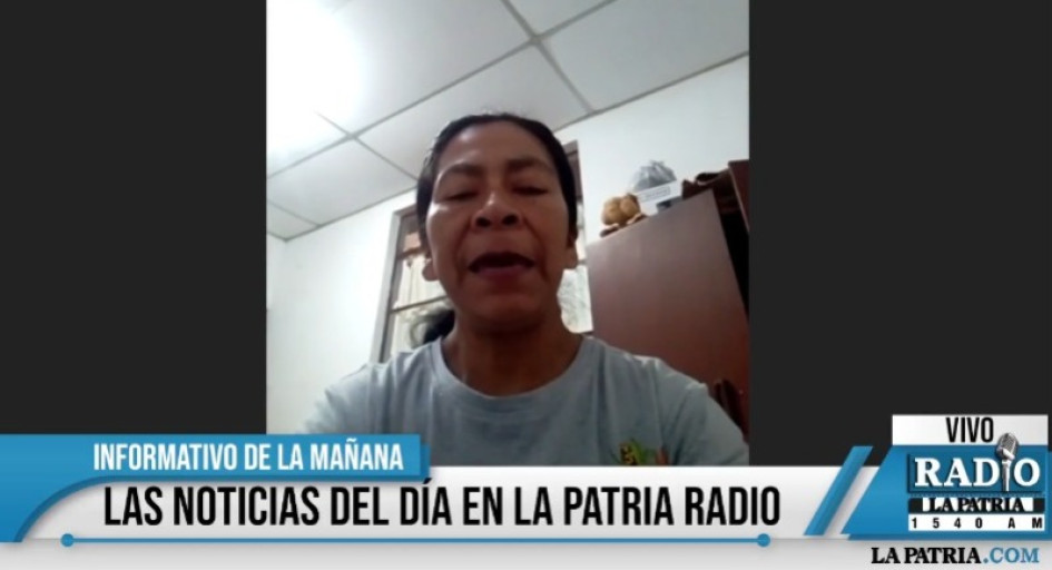 Luz Mary Bartolo, líder indígena Embera de Riosucio (Caldas) Luz Mary Bartolo, líder indígena Embera de Riosucio (Caldas)