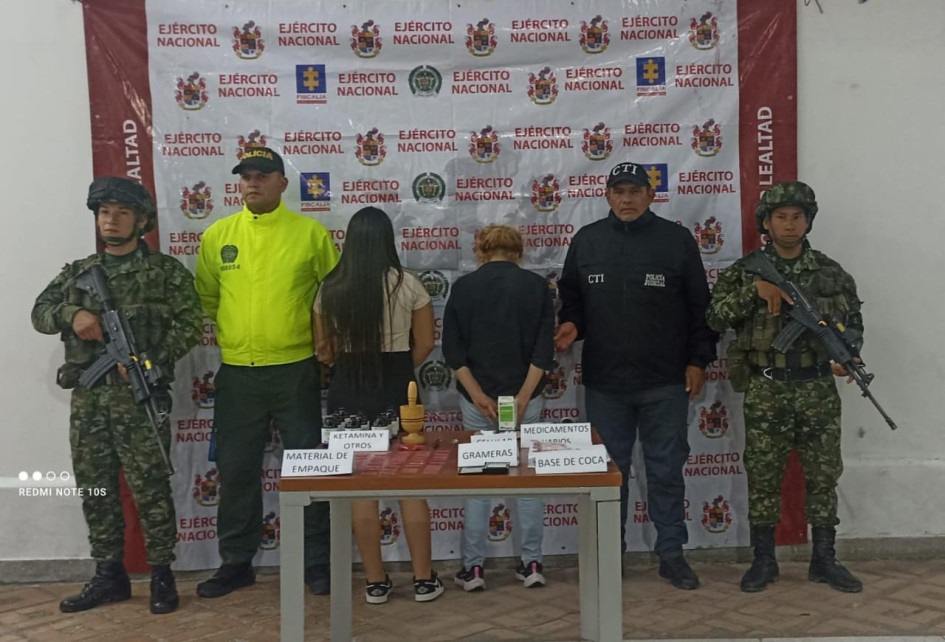 Las dos mujeres son señaladas de expender estupefacientes en dos barrios de La Dorada. Las dos mujeres son señaladas de expender estupefacientes en dos barrios de La Dorada.