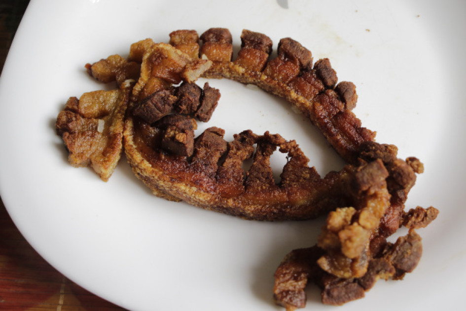 chicharrón El chicharrón es uno de los tres platos que se prepararán en el festival de Filandia (Quindío).