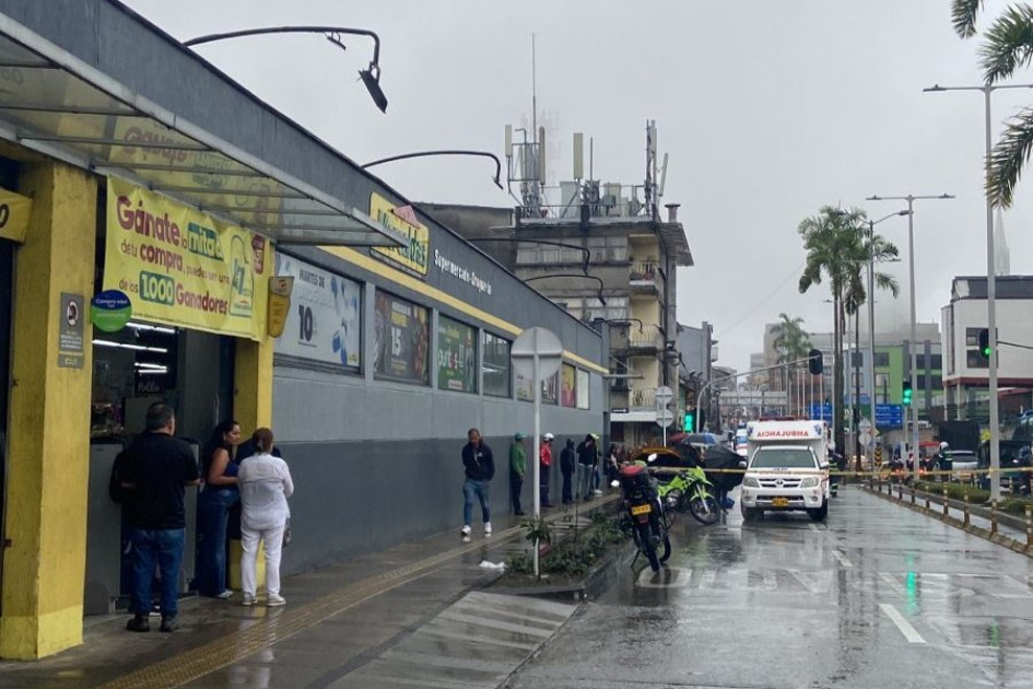 Sector de la Avenida Bernardo Arango en Manizales, donde ocurrió el hecho. Sector de la Avenida Bernardo Arango en Manizales, donde ocurrió el hecho.